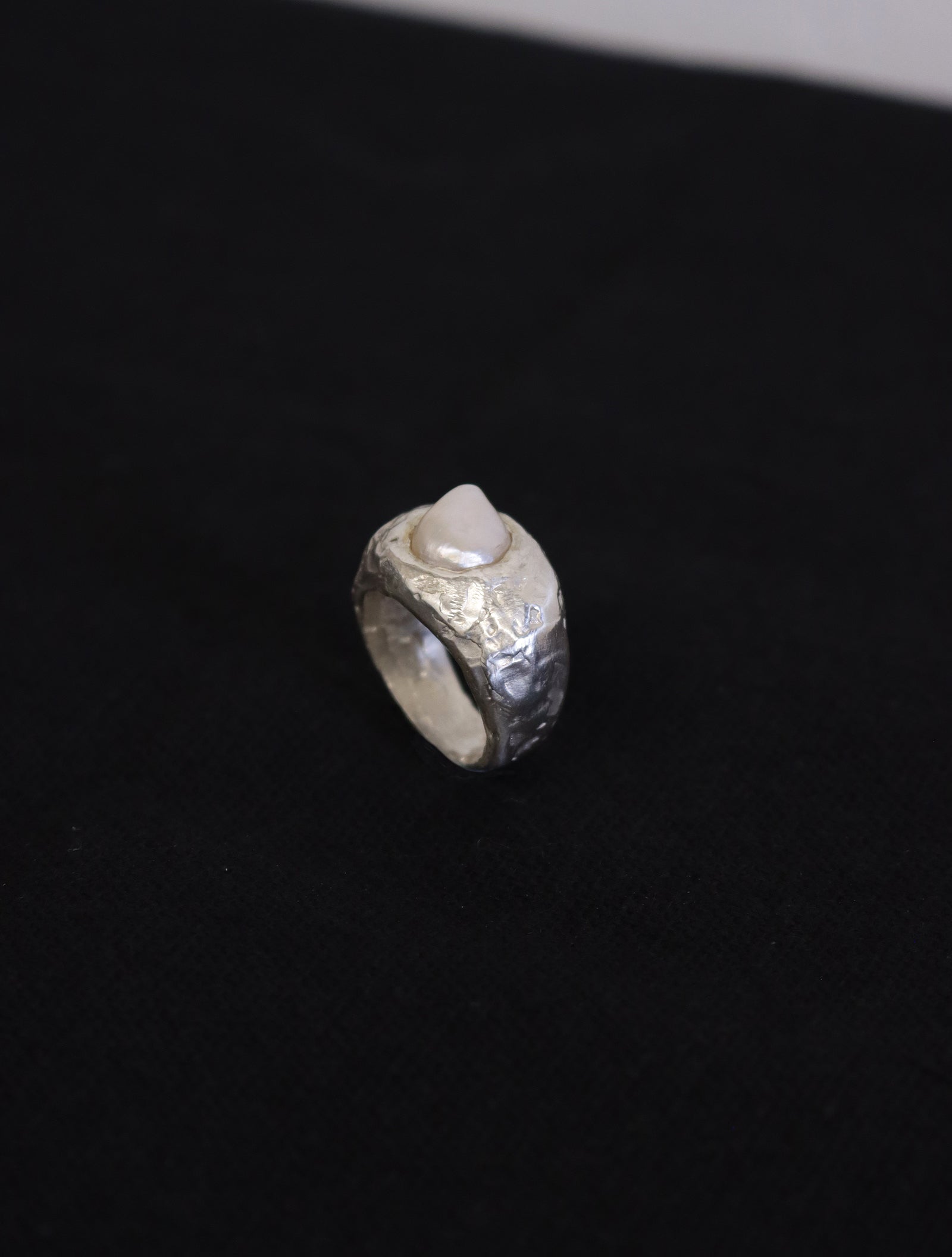 Dome Pearl Ring