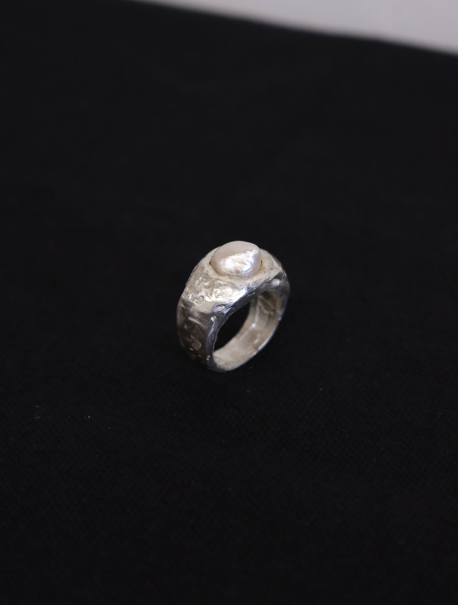 Dome Pearl Ring